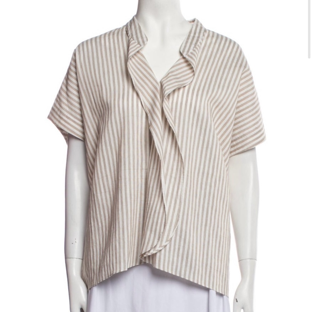 Zero + Maria Cornejo Tan Blouse